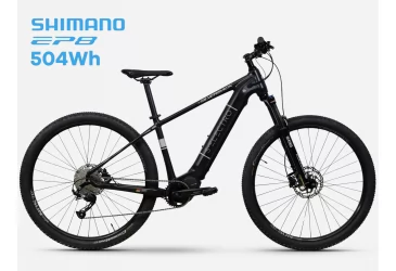 SILVERBACK e-Bike S-Electro COMP, Shimano EP8 504 Wh,  Black Night - e-MTB - MUŠKI - Akcija 50%