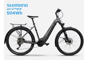 SILVERBACK e-Bike S-Electro STEPDOWN Lowstep, Shimano EP8 504 Wh,  Charcoal - e-CITY / e-HYBRID - ŽENSKI - Akcija 50%