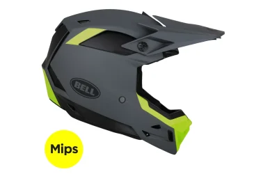 Full-Face KACIGA BELL FULL-10 MIPS BLACK/YELLOW - Akcija 23%