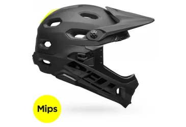 Full-Face KACIGA BELL SUPER DH SPHERICAL MT/GL BLACK - Akcija 44%
