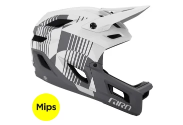 Full-Face KACIGA GIRO COALITION SPHERICAL MIPS MATTE WHITE/CHARCOAL RUSH - Akcija 24%
