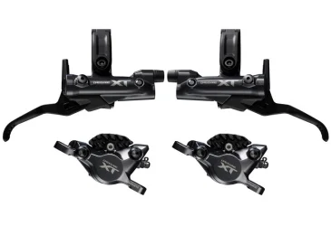 KOČIONI NADOGRADNI SET, XT,BL-M8200,BR-M8200(LF & RR),1000&1700MM(BH90),METAL PAD(W/FIN),W/CONNECTER INSERT X2
