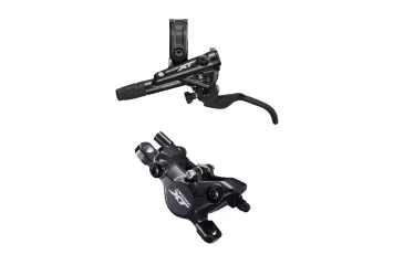 KOČNICA DISK SASTAVLJENA/J-KIT SHIMANO DEORE XT, BL-M8100(L), BR-M8100(F), BEZ ADAPTERA, METALNE PLOČICE (SA H