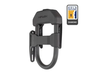LOKOT U-LOCK HIPLOK DXF CRNI 14MM + FRAME CLIP HARDENDED STEEL