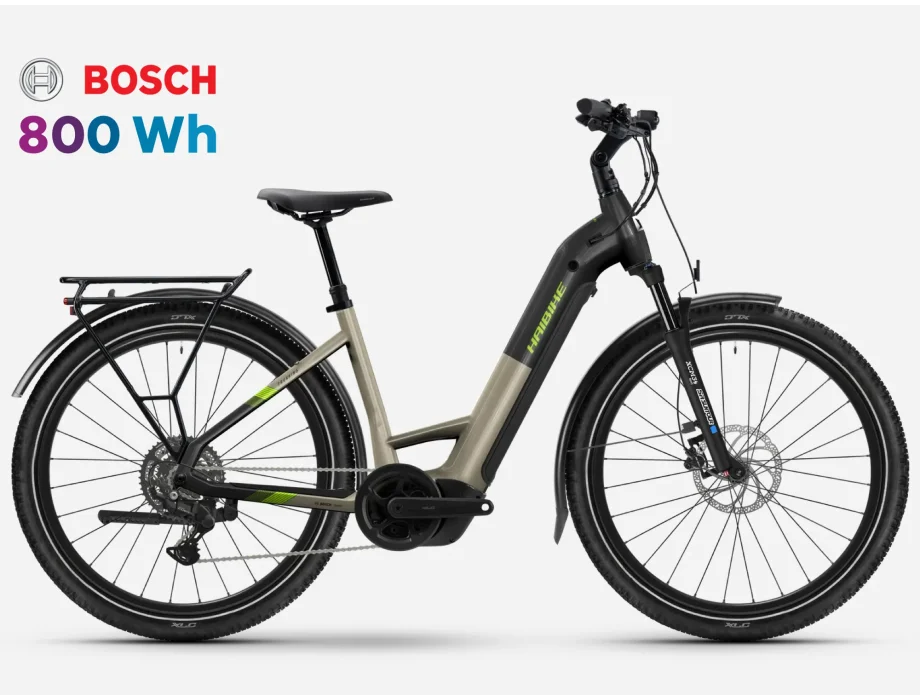 e-Bike TREKKING 4 LOW, CUES-10s, Sand/Lime, Bosch Performance Line PX, Battery: 800Wh / 2026 - e-CITY / e-HYBRID - ŽENSKI - Akcija 33%