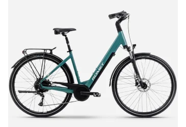 ROMET e-BIKE ROMET, e-MODECO URB 1.0 LOWSTEP, TURQUOISE, 504WH / 2024 - e-CITY / e-HYBRID - ŽENSKI - Akcija 40%