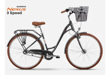 ROMET BICIKL ROMET, ART DECO CLASSIC 28” LADY, SHIMANO NEXUS 3 BRZINE, LOWSTEP, GREY - CITY / HYBRID - ŽENSKI