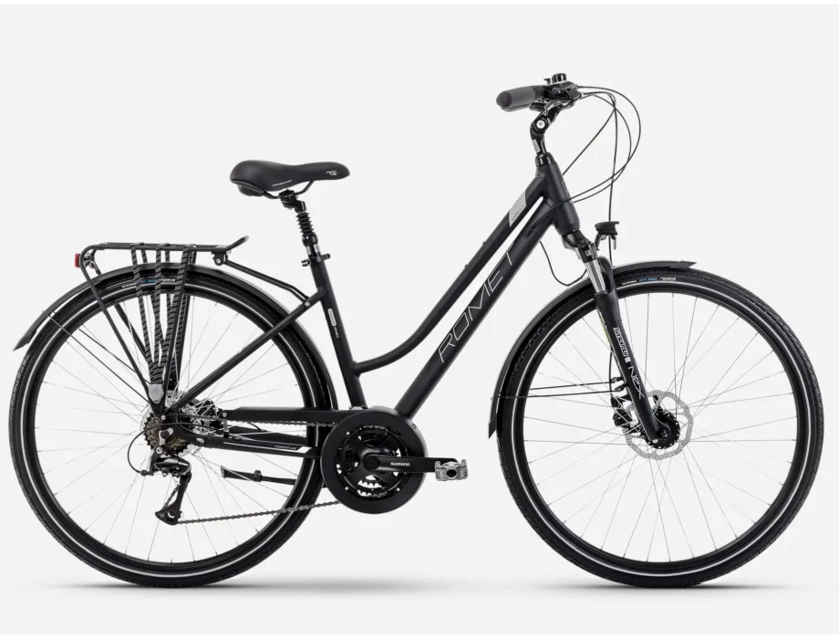 BICIKL ROMET, GAZELA 4 28” LADY, STAGGER MIDNIGHT BLACK - CITY / HYBRID - ŽENSKI