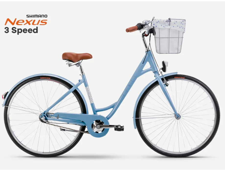 BICIKL ROMET, POP ART ECO 26 26” LADY, SHIMANO NEXUS 3 BRZINE, LOWSTEP, BABY BLUE - CITY / HYBRID - ŽENSKI