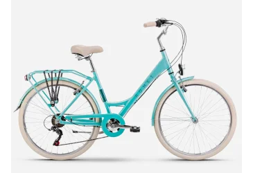 ROMET BICIKL ROMET, SONATA ECO 28” LADY, SHIMANO REVOSHIFT RS-35, 6S, LOWSTEP, GREEN - CITY / HYBRID - ŽENSKI