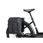 Bisage Trek Town Double Pannier, Black 17 l - 2