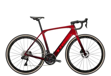 TREK Domane+ SLR 9 2026 Metallic Red Smoke'Red Carbon Smoke - e-ROAD