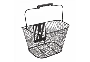KOŠARICA PREDNJA ELECTRA HONEYCOMB QR CRNA, 17L, DO 5KG, 31.7cm (l) x 23.5cm (w) x 21.5cm (h)