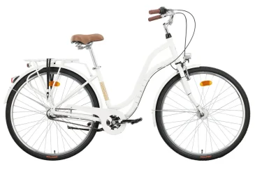 ROMET BICIKL ROMET, POP ART CLASSIC 28” LADY, SHIMANO NEXUS 3 BRZINE, LOWSTEP, WHITE - CITY / HYBRID - ŽENSKI