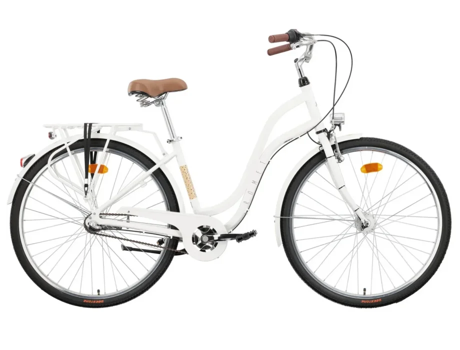 BICIKL ROMET, POP ART CLASSIC 28” LADY, SHIMANO NEXUS 3 BRZINE, LOWSTEP, WHITE - CITY / HYBRID - ŽENSKI