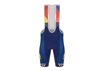 HLAČICE BIB SANTINI LIDL-TREK REPLICA RACE M PLAVO-ŽUTE
