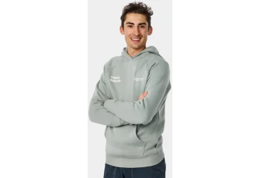 MAJICA SA KAPULJAČOM TREK RIGHT STACKED HOODIE SAGE GREY