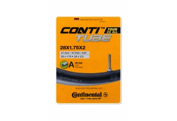 ZRAČNICA 28X1.75X2 (37-622/47-622-642), AV 40MM, TOUR 28 ALL NEPAKIRANE,CONTINENTAL