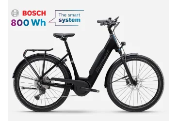 DIAMANT Mandara Lowstep Black, Bosch Performance 800Wh 2025 - e-CITY / e-HYBRID - ŽENSKI - Akcija 40%