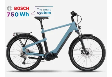WINORA e-Bike YAKUN X10  SHARK Blue Matt, Bosch Performance Line CX, Battery:750Wh / 2025 - e-CITY / e-HYBRID - MUŠKI - Akcija 44%