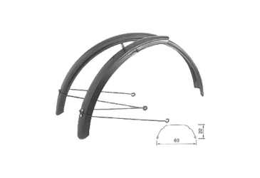 BLATOBRAN I + II 20” DUO 58MM MAT CRNI (PONY CLASSIC)