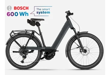 RIESE & MÜLLER e-Bike Nevo5 Touring 45cm Slate Grey, 600Wh - e-CITY / e-HYBRID - Akcija 22%