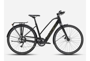 TREK FX+ 2 LT Midstep 2026 Satin Black - e-CITY / e-HYBRID